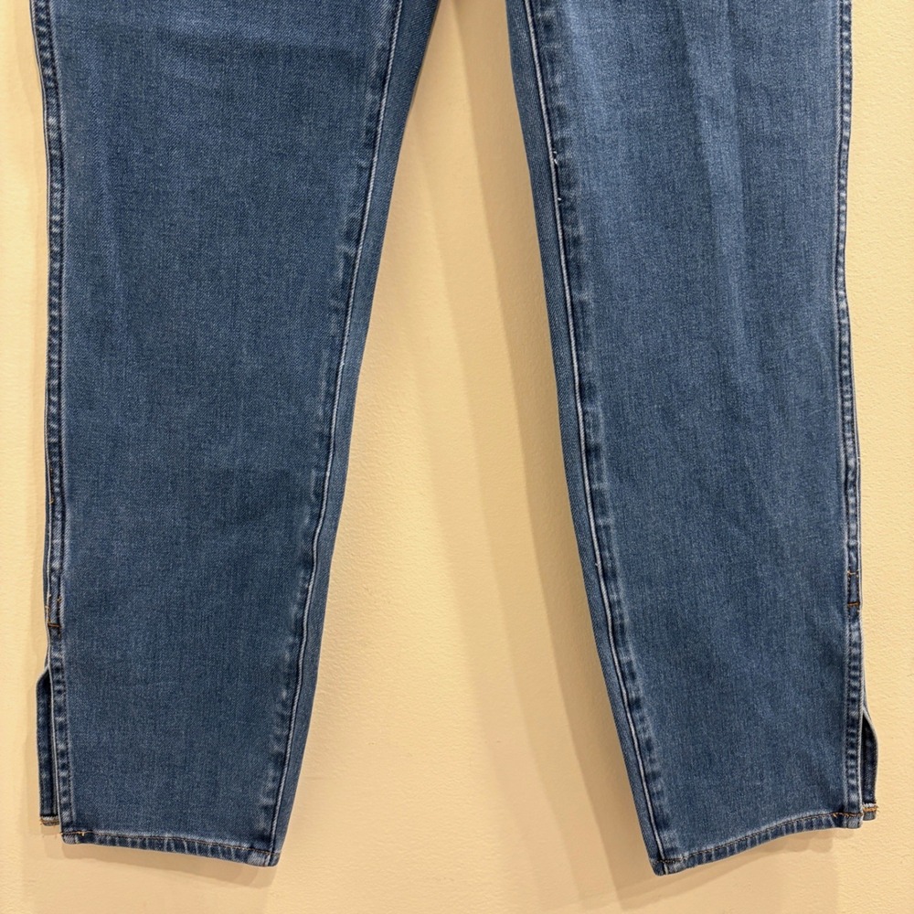 Madewell 11" High-Rise Roadtripper Supersoft Skinny Jeans Slit Hem Indigo Sz 28 - Picture 5 of 9